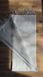 Grey Pashmina Scarf