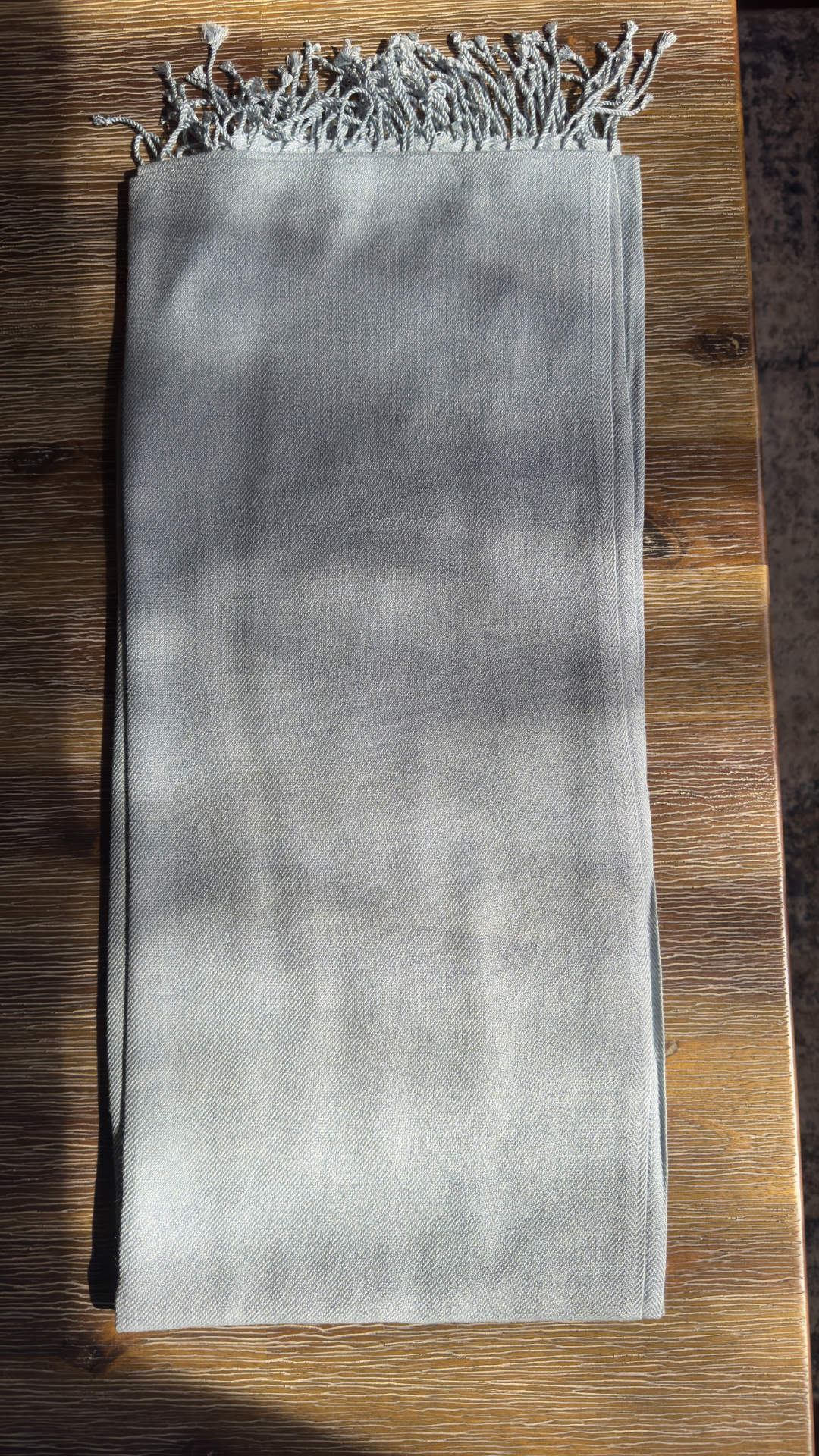 Grey Pashmina Scarf
