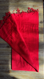Red Pashmina Scarf